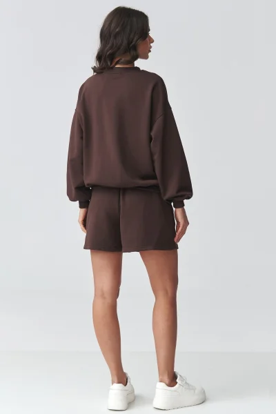 Dámská souprava M922 - tm. hnědá - Tmavě hnědá