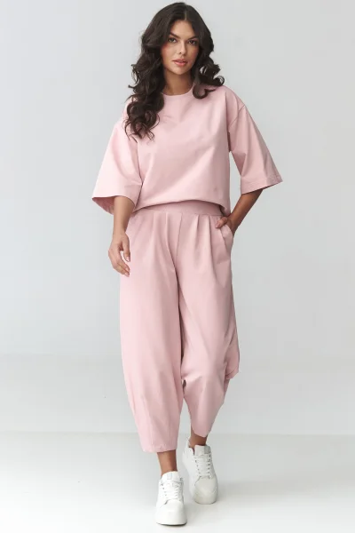 Dámská souprava M916 - pudrově růžová - Pudrově růžová