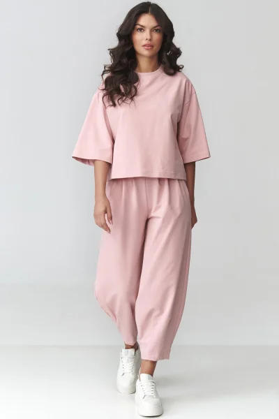 Dámská souprava M916 - pudrově růžová - Pudrově růžová