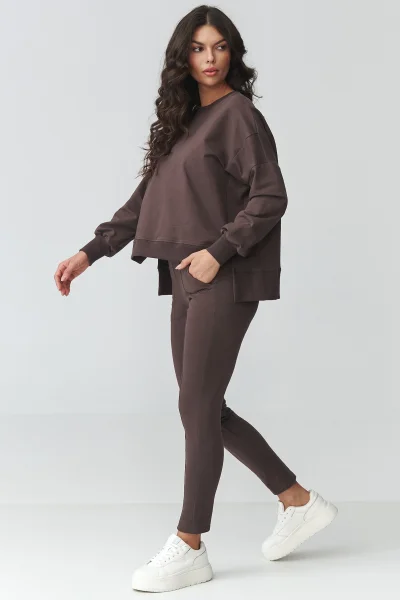 Dámská souprava M917 - tm. hnědá - Tmavě hnědá