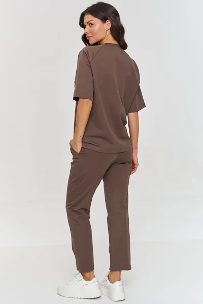 Dámská souprava M865 - tm. hnědá - Tmavě hnědá