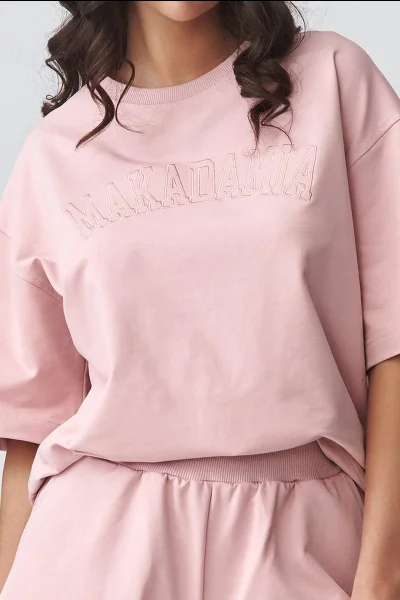 Dámská souprava M918 - pudrově růžová - Pudrově růžová