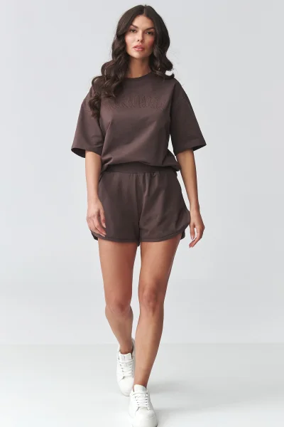 Dámská souprava M918 - tm. hnědá - Tmavě hnědá