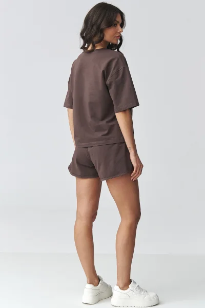 Dámská souprava M918 - tm. hnědá - Tmavě hnědá