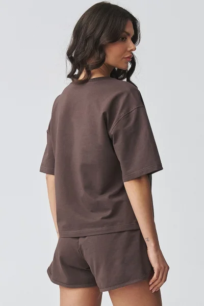 Dámská souprava M918 - tm. hnědá - Tmavě hnědá