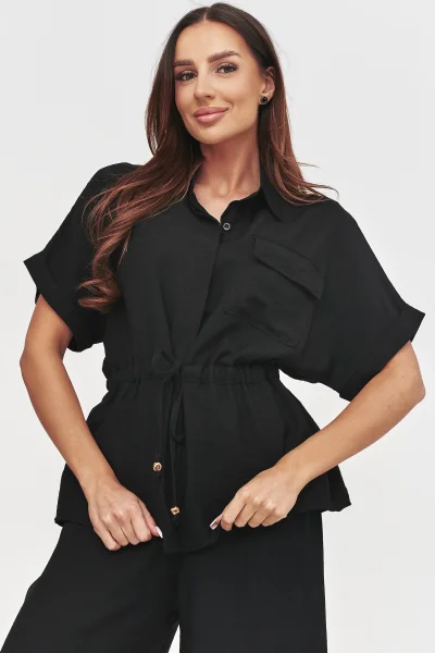 Dámská elegantní souprava C54 - černá - Černá