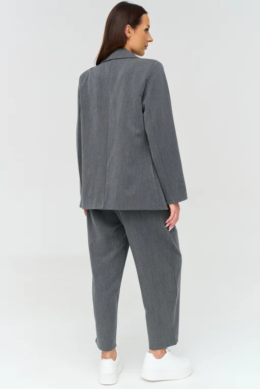 Dámský elegantní komplet C90 - šedý