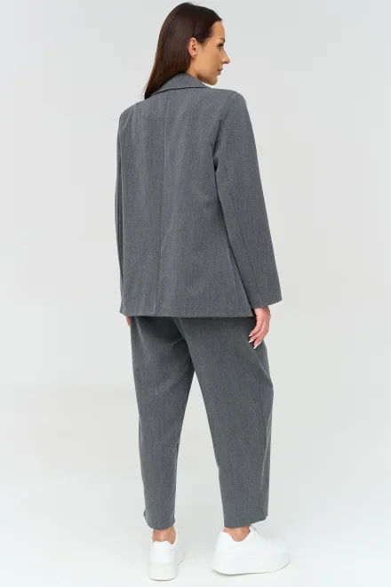 Dámský elegantní komplet C90 - šedý - Šedá