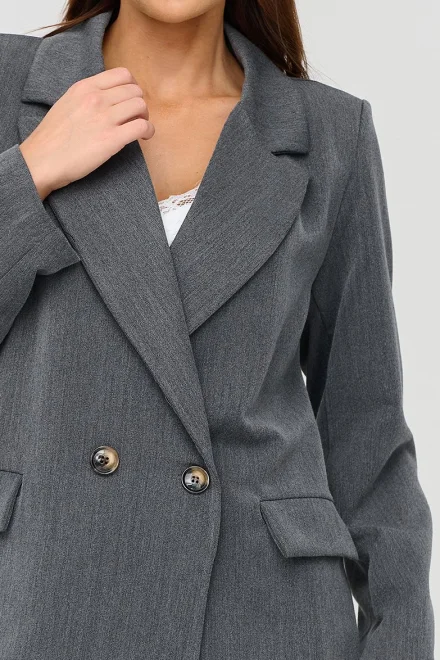Dámský elegantní komplet C90 - šedý - Šedá