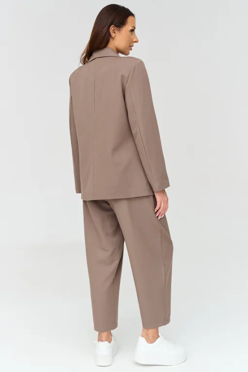 Dámský elegantní komplet C90 - mocca