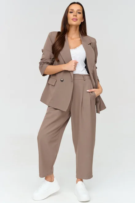 Dámský elegantní komplet C90 - mocca - Mocca