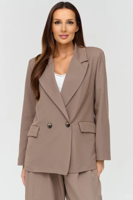 Dámský elegantní komplet C90 - mocca - Mocca
