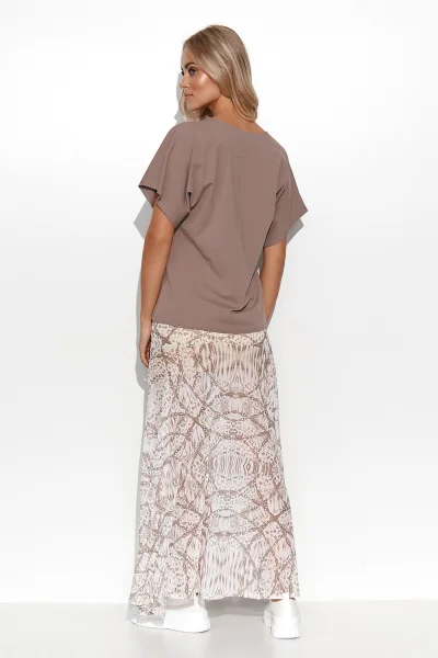Oversize halenka M776 - mocca - Mocca