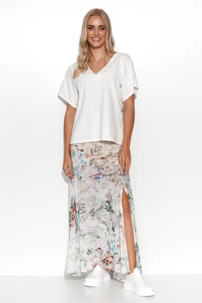 Oversize halenka M776 - smetanová - Ecru