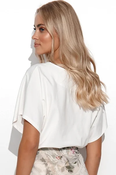 Oversize halenka M776 - smetanová - Ecru