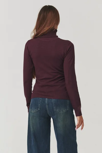 BOR Dámský rolák C11 bordó - Bordó