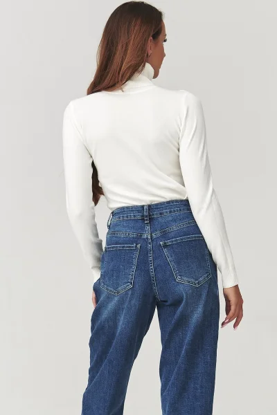 ECR Dámský rolák C11 ecru - Ecru