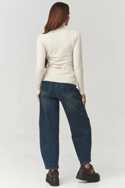 LIGBEI Dámský rolák C11 světle béžový - Světle béžová