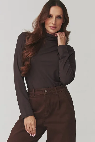 Halenka C15 - tm. hnědá - Tmavě hnědá