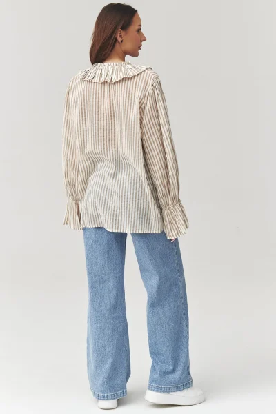 Halenka C39 - béžová - Béžová