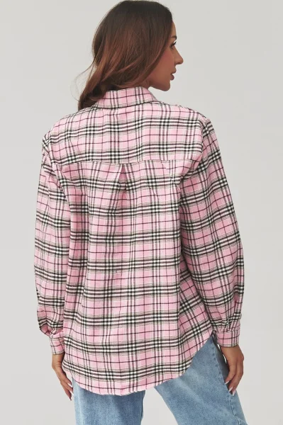 Dámská košile 1 C35 - růžová - Růžová