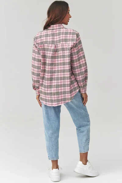 Dámská košile 1 C35 - růžová - Růžová