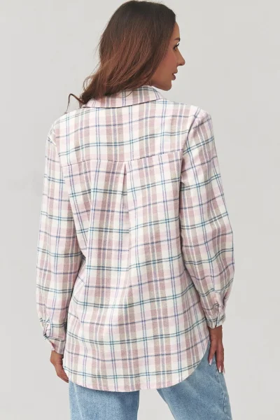 Dámská košile 2 C35 - sv. růžová - Světle růžová