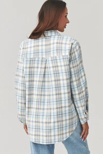 Dámská košile 5 C35 - sv. modrá - Světle modrá