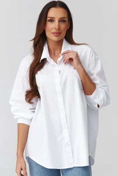 Dámská košile C46 - bílá - Bílá