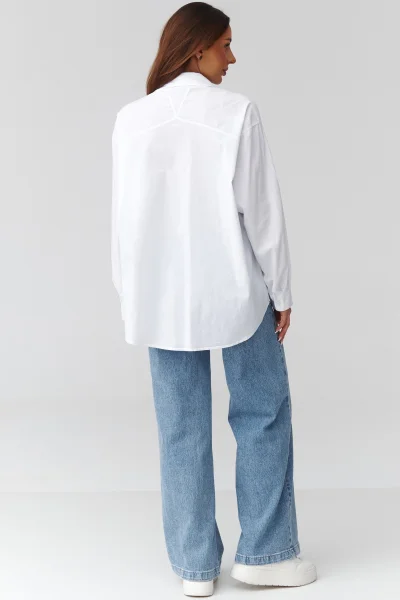 Dámská košile C46 - bílá - Bílá