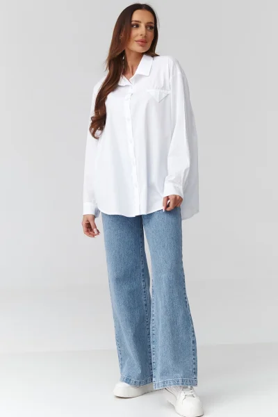 Dámská košile C46 - bílá - Bílá