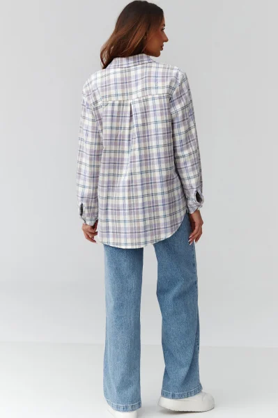 Dámská košile 8 C35 - sv. fialová - Světle fialová