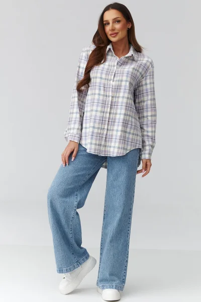 Dámská košile 8 C35 - sv. fialová - Světle fialová