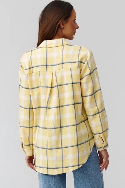 Dámská košile 10 C35 - žlutá - Žlutá