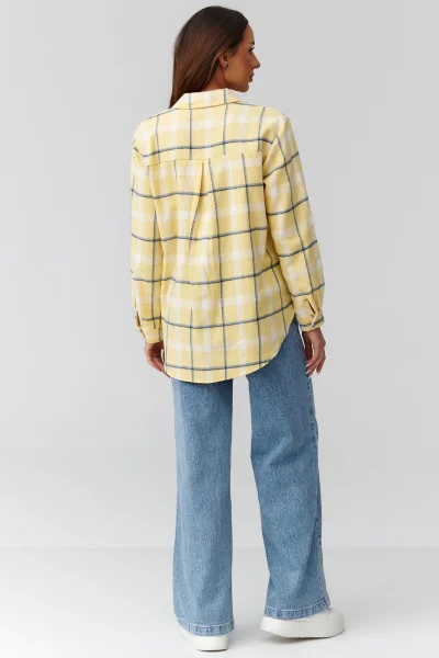 Dámská košile 10 C35 - žlutá - Žlutá