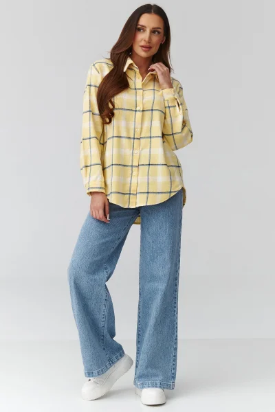 Dámská košile 10 C35 - žlutá - Žlutá