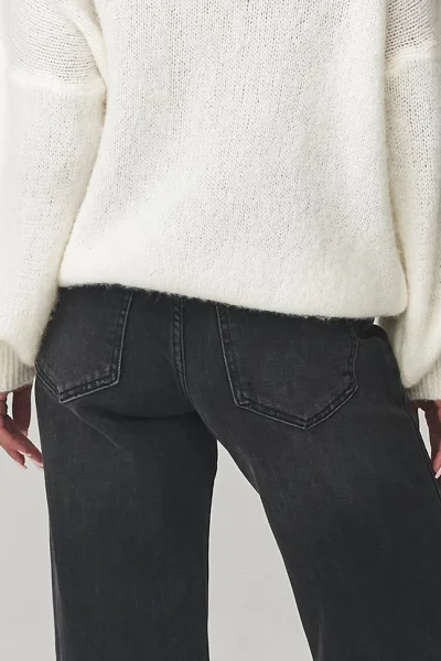 Dámské baggy džíny C26 - černé, široké nohavice - Černá