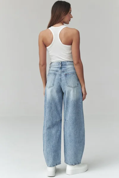 Dámské džíny C50 - sv. modrá - Světle modrá