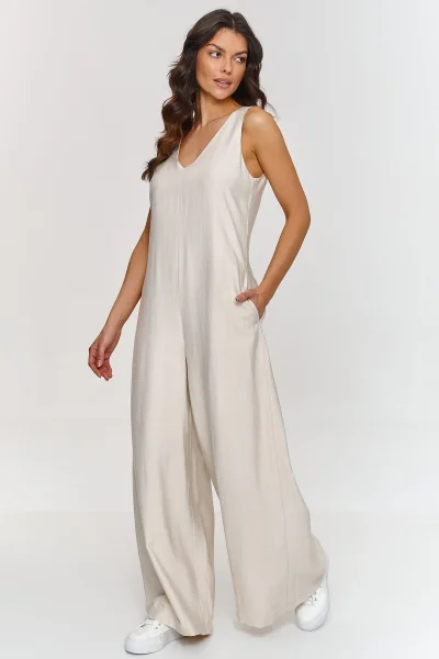 Dámský overal M882 světle béžový - Světle béžová