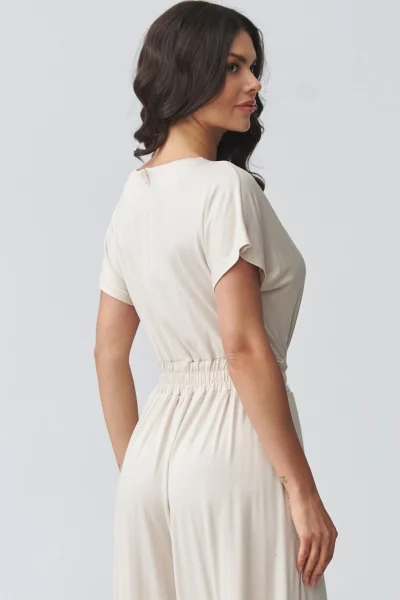 Dámský overal M924 - sv. béžový - Světle béžová