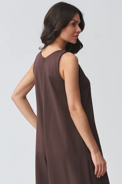 Dámský overal M919 - tm. hnědý - Tmavě hnědá