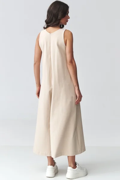 Dámský overal M919 - sv. béžová - Světle béžová