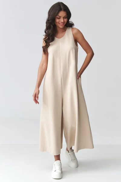 Dámský overal M919 - sv. béžová - Světle béžová