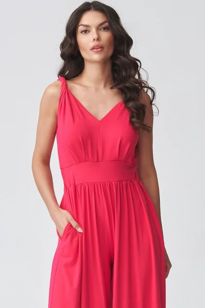 Dámský overal M925 - malinově červený - Malinově červená