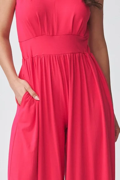 Dámský overal M925 - malinově červený - Malinově červená