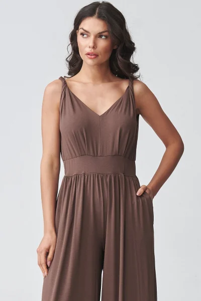 Dámský overal M925 - hnědý - Hnědá