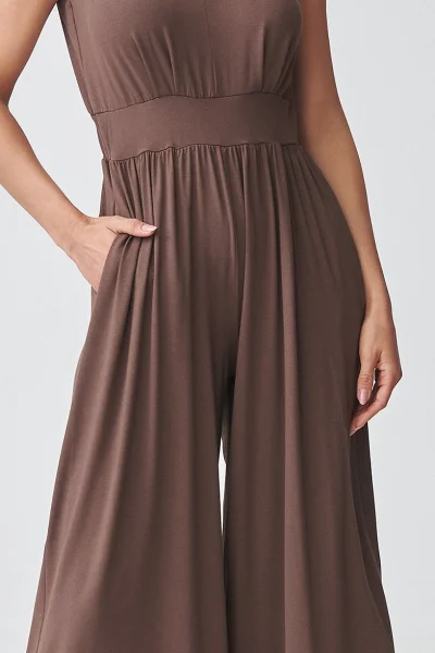 Dámský overal M925 - hnědý - Hnědá