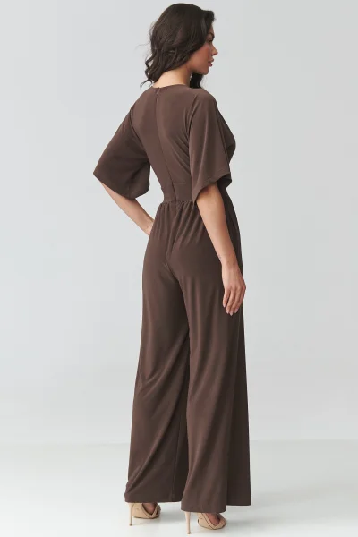 Dámský overal M939 - tmavě hnědý - Tmavě hnědá