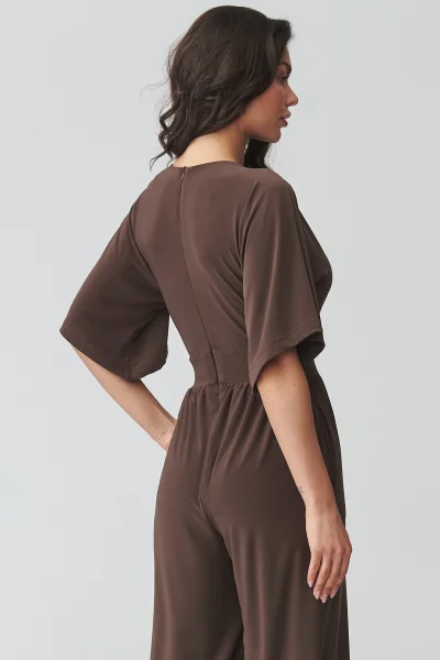 Dámský overal M939 - tmavě hnědý - Tmavě hnědá