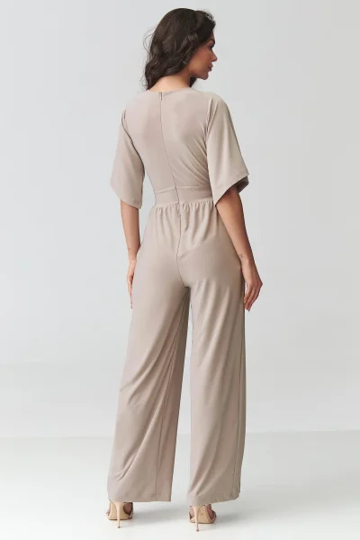 Dámský overal M939 - světle béžový - Světle béžová
